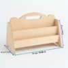 Montessori Double Sided Wooden Book Display