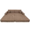Large Modular Sofa for Kids - Slimcord Corduroy Brown