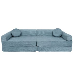 Large Modular Sofa for Kids - Slimcord Corduroy Turquise