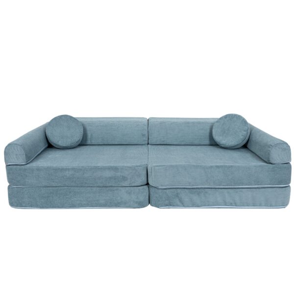 Large Modular Sofa for Kids - Slimcord Corduroy Turquise