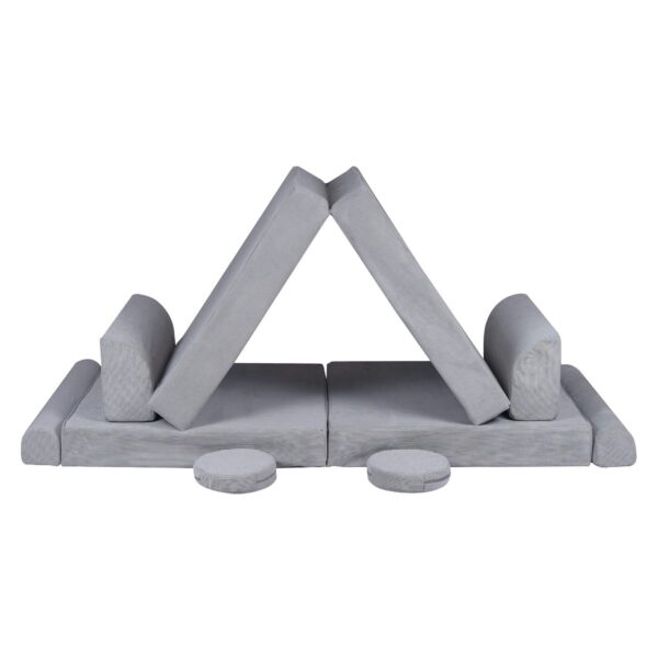 MeowBaby® Large Slimcord Premium Sofa - Gray