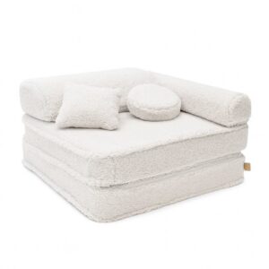 MeowBaby® Modular Children's Chair - Bearly Off-White