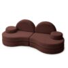MeowBaby® Modular Sofa Coccolo for Kids - Bearly Brown