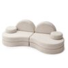 MeowBaby® Modular Sofa Coccolo for Kids - Bearly Light Gray