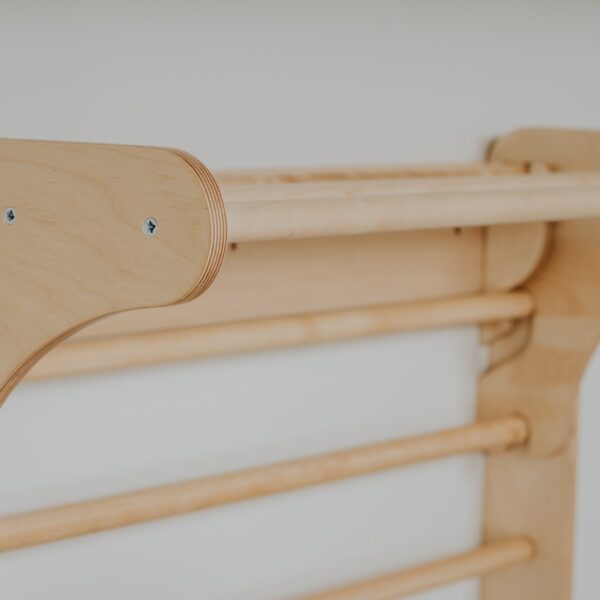 Pikler Triangle Climber with Swedish Wall Add-On