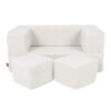 MeowBaby® Bearly Cube Sofa - Cream