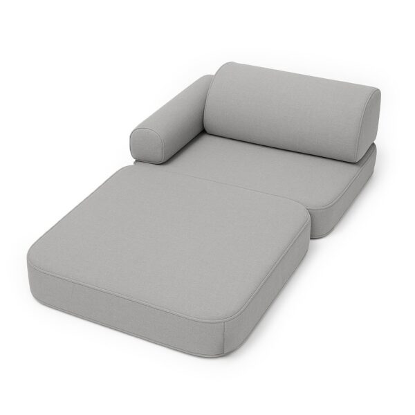 Small Indoor/Outdoor Outzy Pocket Sofa For Children - Fog Gray