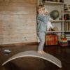 Wooden Balance Board With Grey Felt